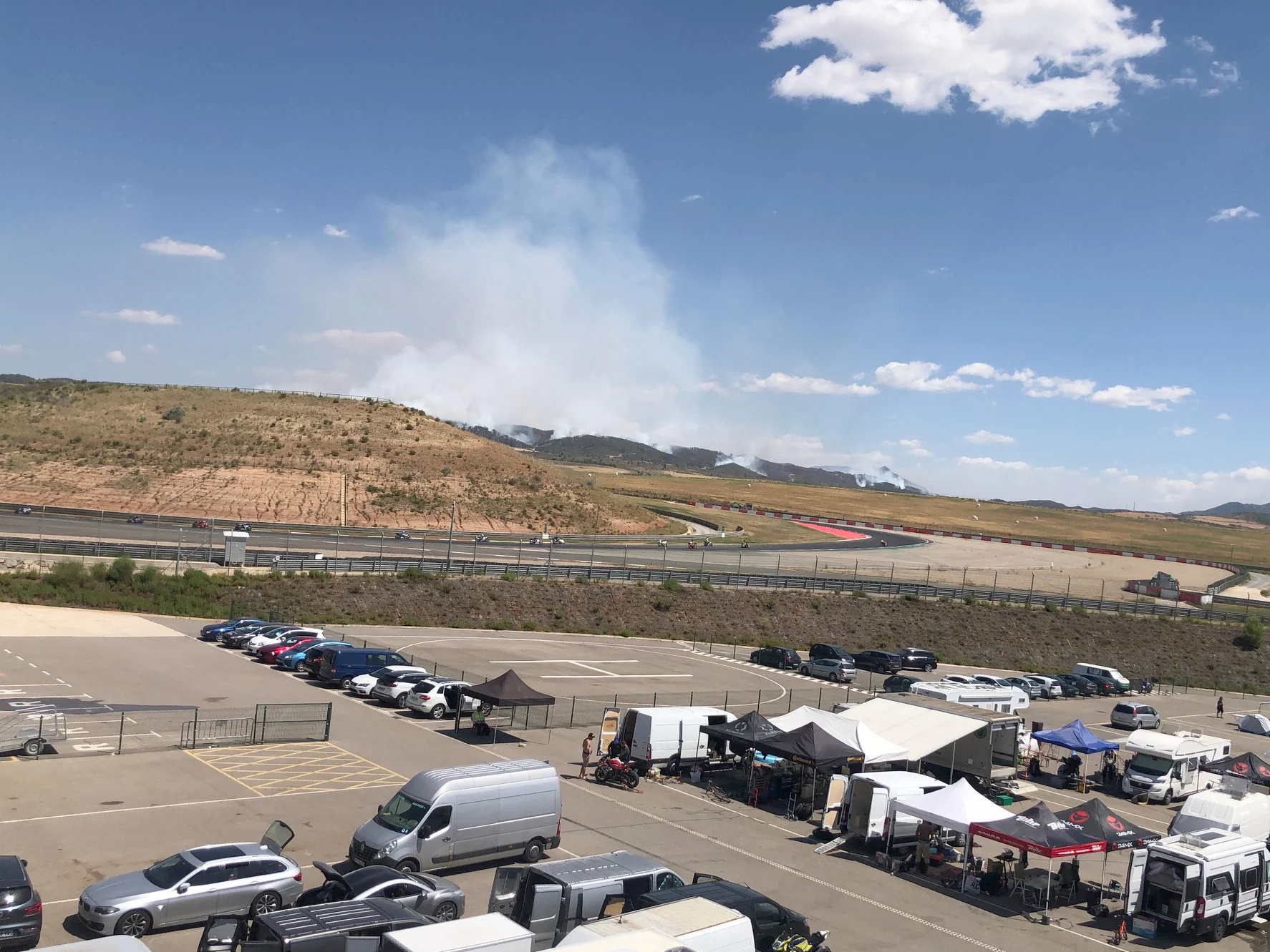 Fire near Navarra